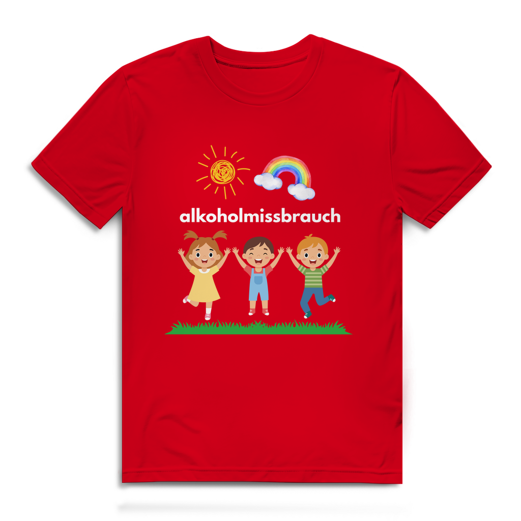 Alkoholmissbrauch – Herren T-Shirt