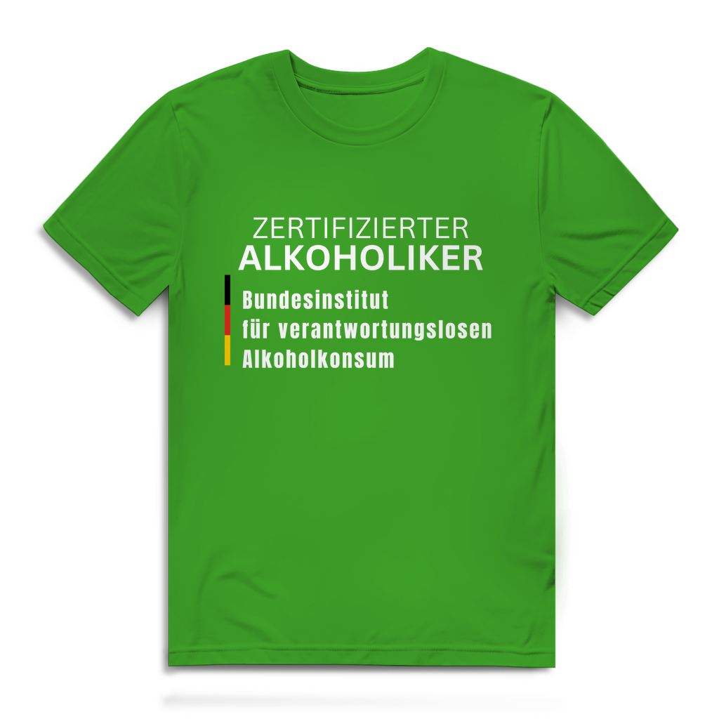 Zertifizierter Alkoholiker – Herren T-Shirt
