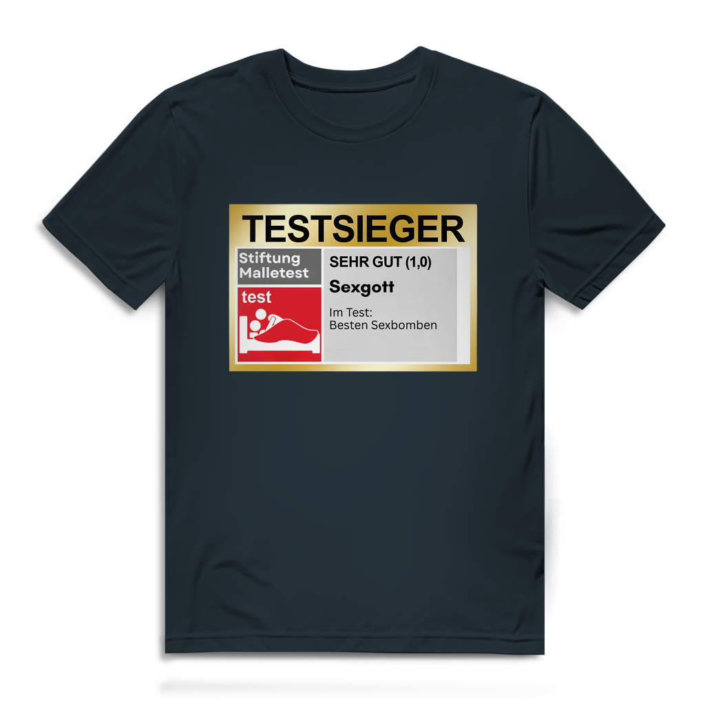 Testsieger Sexgott – Herren T-Shirt