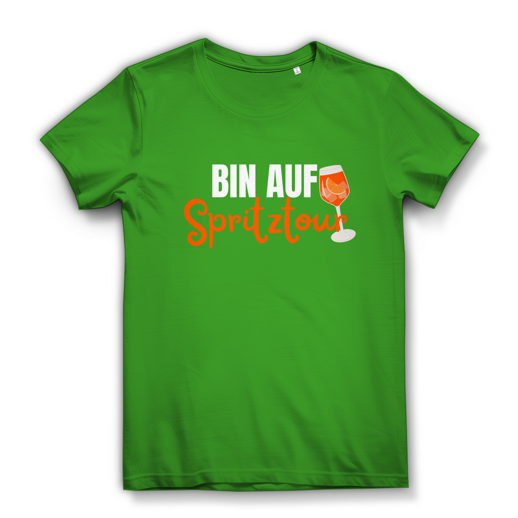 Bin auf Spritztour - lustiges Damen T-Shirt
