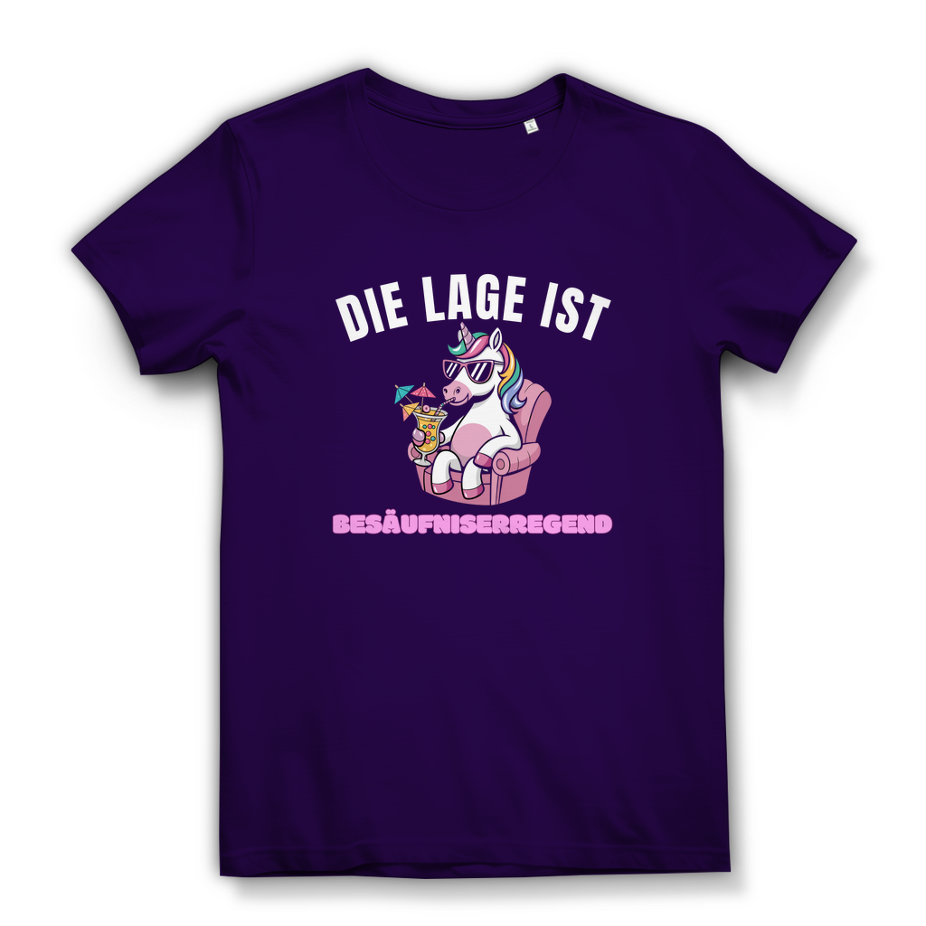 Die Lage ist besäufniserregend – lustiges Damen T-Shirt