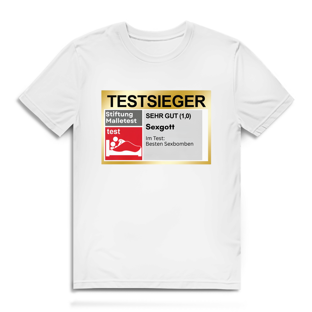 Testsieger Sexgott – Herren T-Shirt