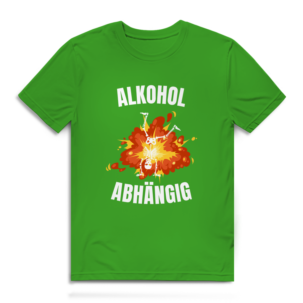 Alkoholabhängig – Herren T-Shirt