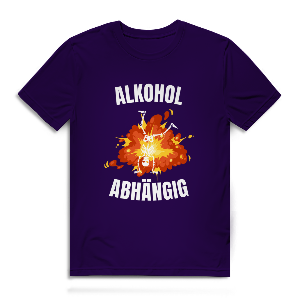 Alkoholabhängig – Herren T-Shirt