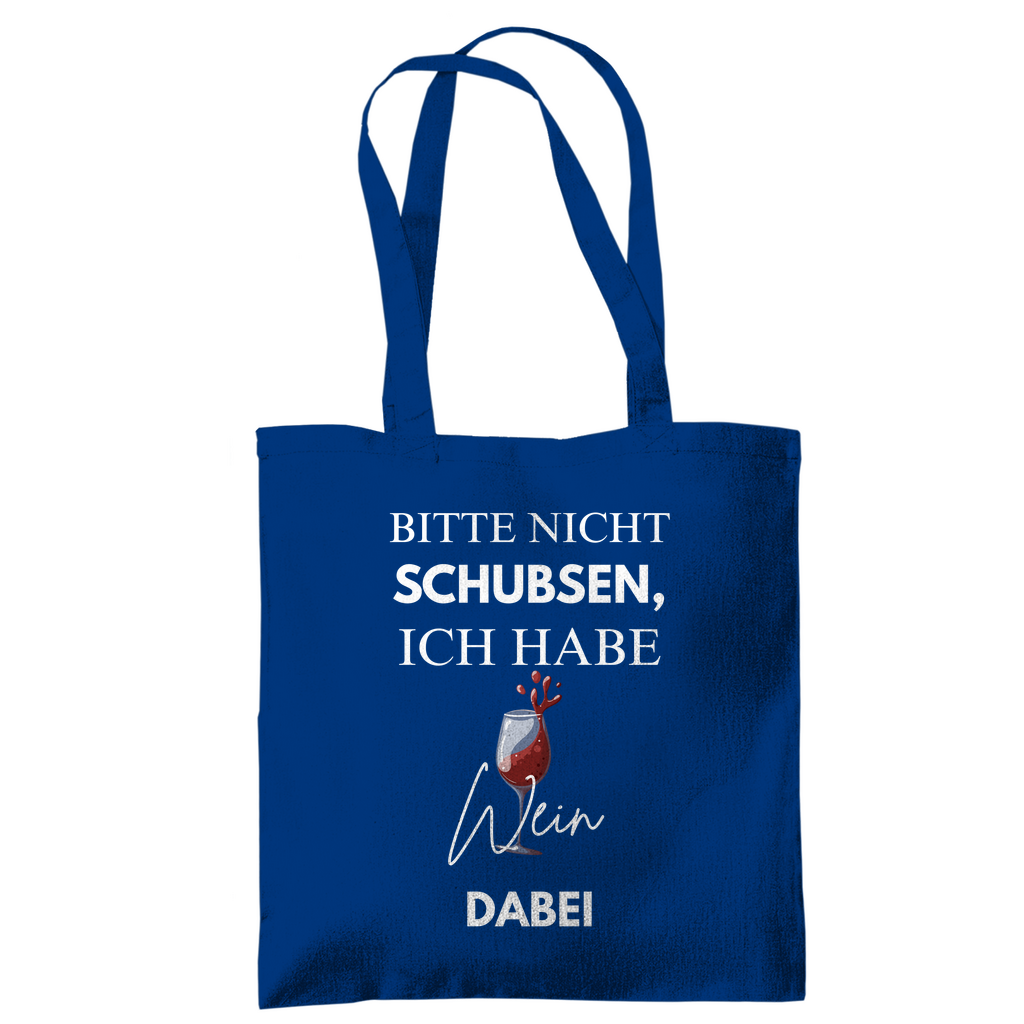 Bitte nicht schubsen, ich habe Wein dabei – Tragetasche
