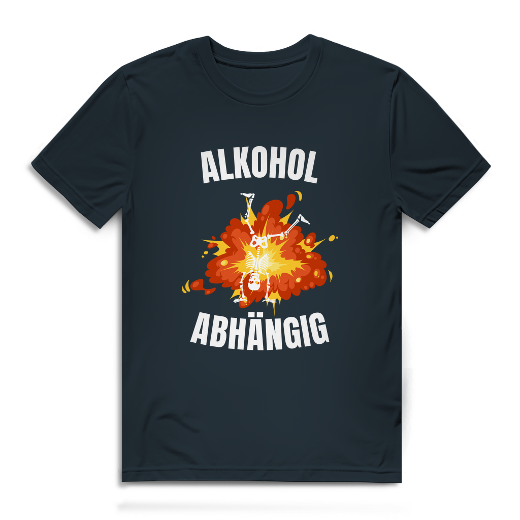 Alkoholabhängig – Herren T-Shirt