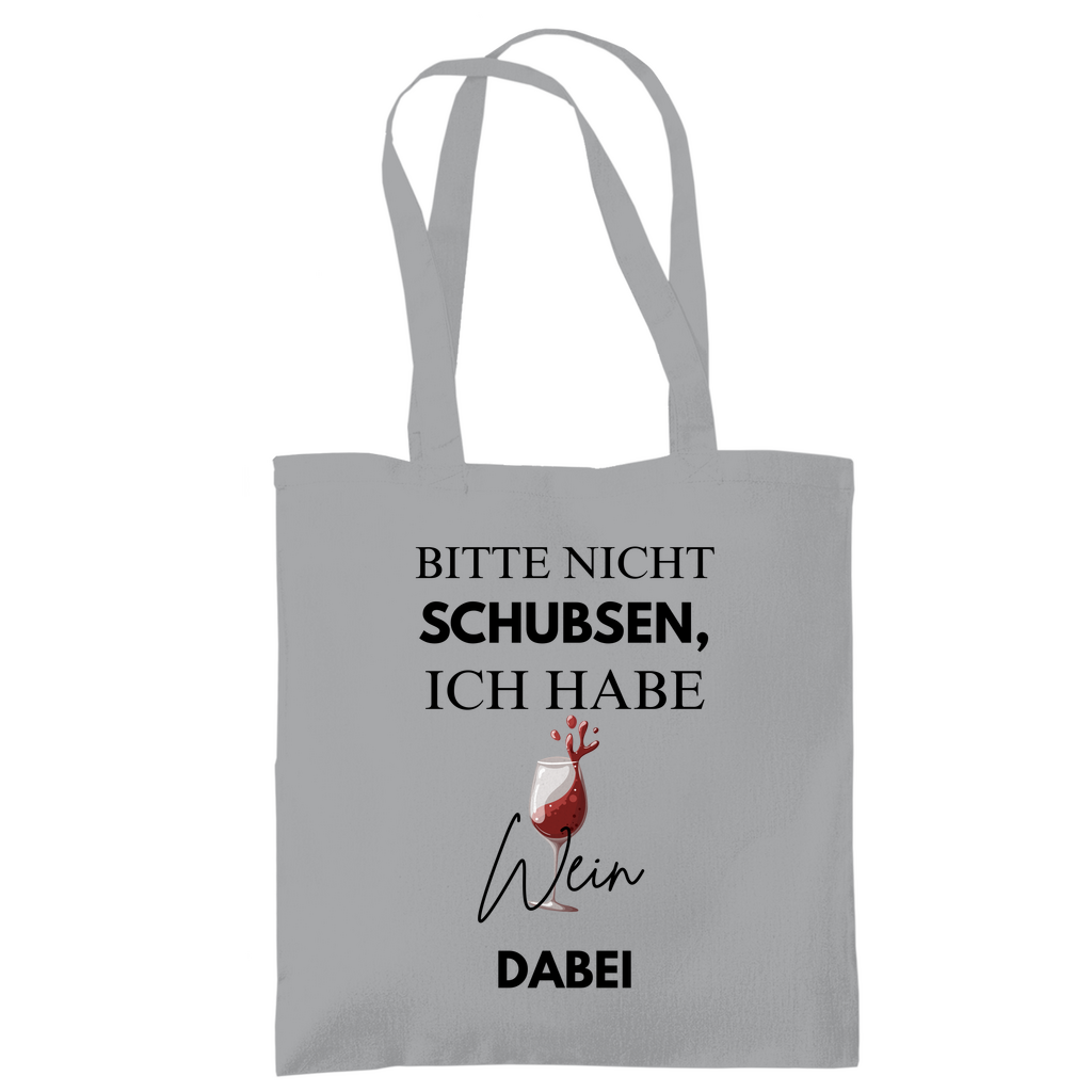 Bitte nicht schubsen, ich habe Wein dabei – Tragetasche