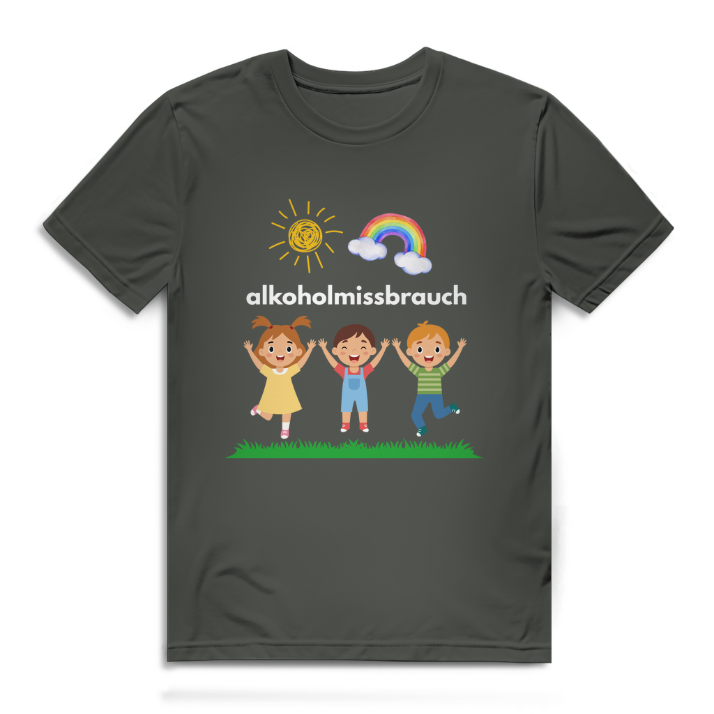 Alkoholmissbrauch – Herren T-Shirt