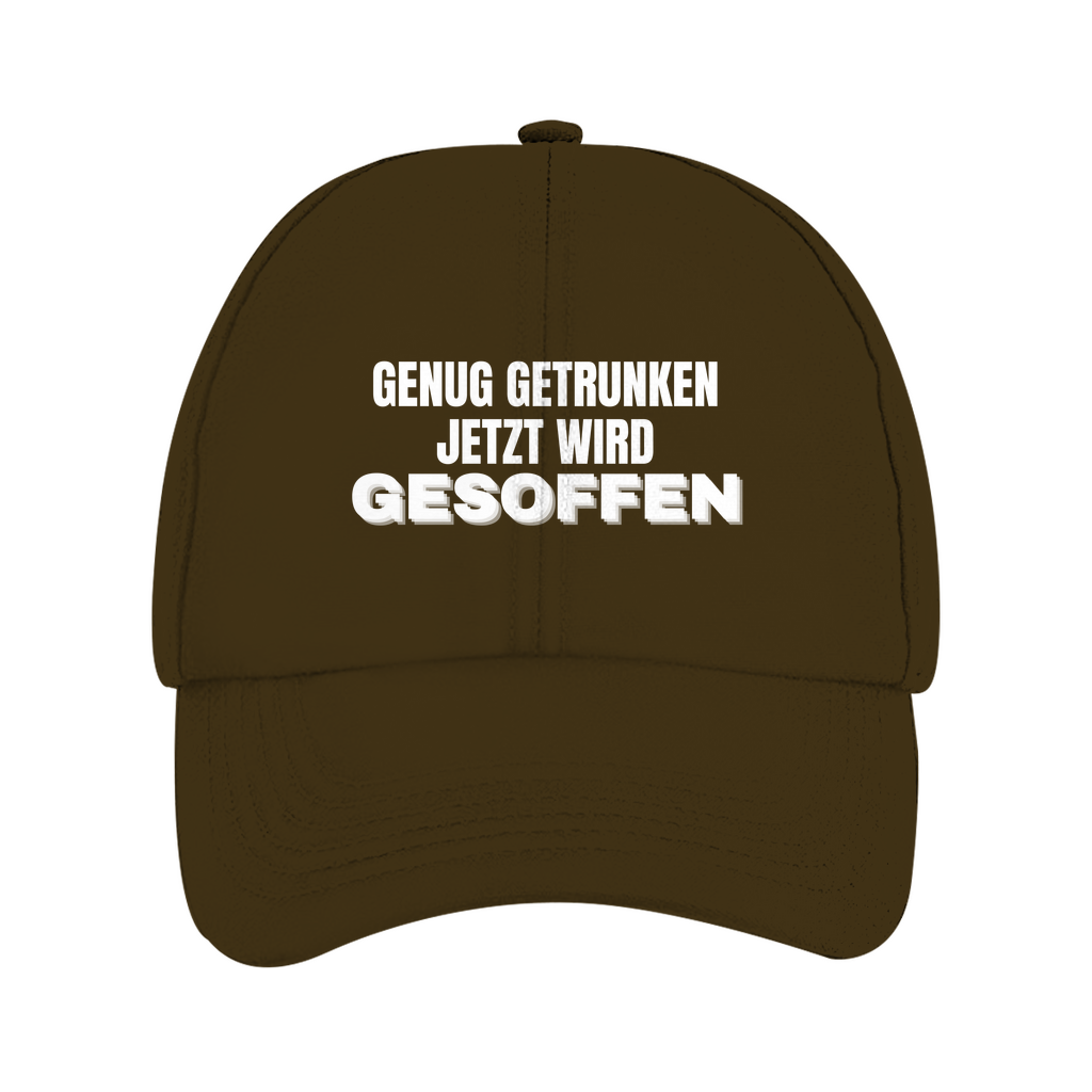 Genug getrunken, jetzt wird gesoffen – Cap
