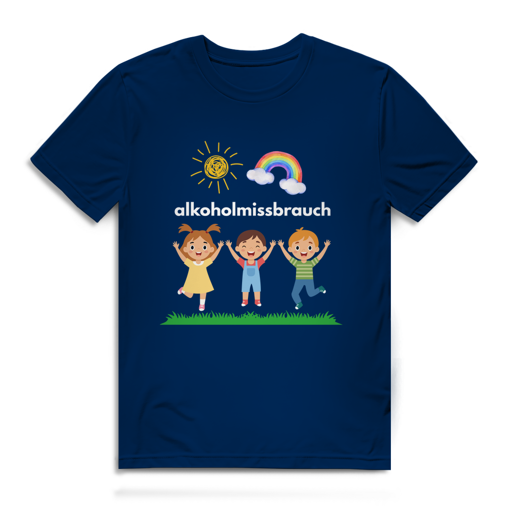 Alkoholmissbrauch – Herren T-Shirt