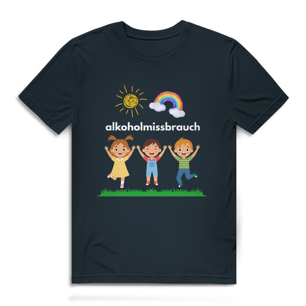 Alkoholmissbrauch – Herren T-Shirt