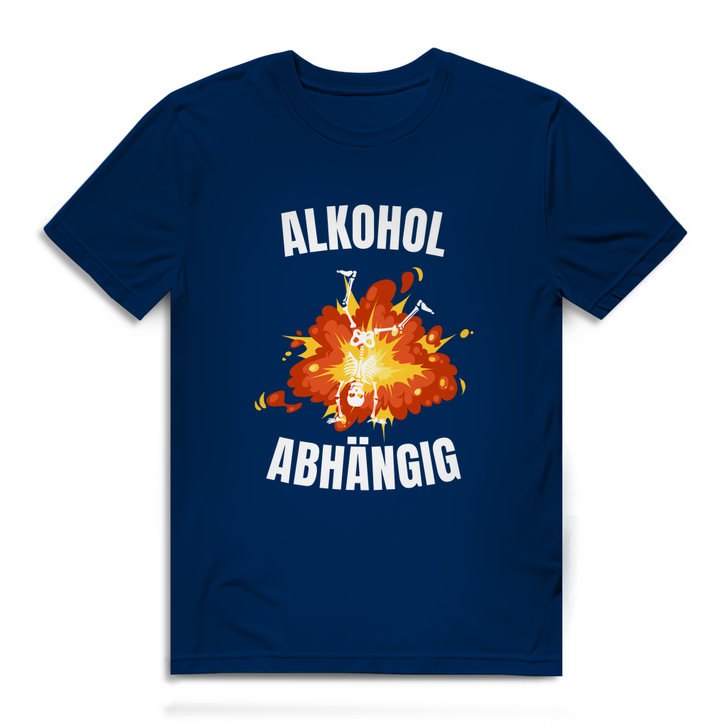 Alkoholabhängig – Herren T-Shirt