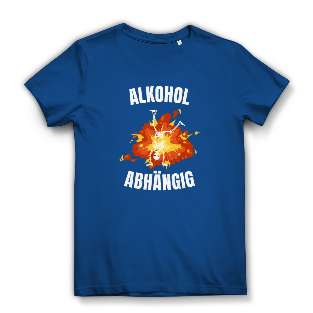 Alkoholabhängig - lustiges Damen T-Shirt