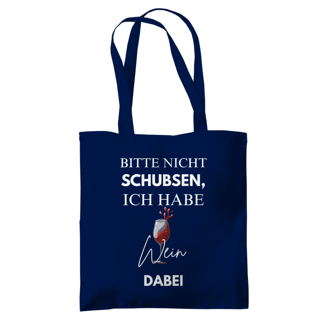 Bitte nicht schubsen, ich habe Wein dabei – Tragetasche
