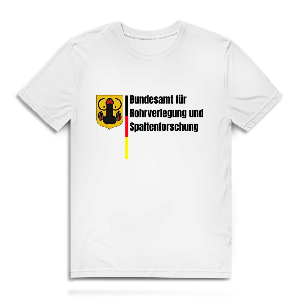 Bundesamt für Rohrverlegung & Spaltenforschung – Herren T-Shirt