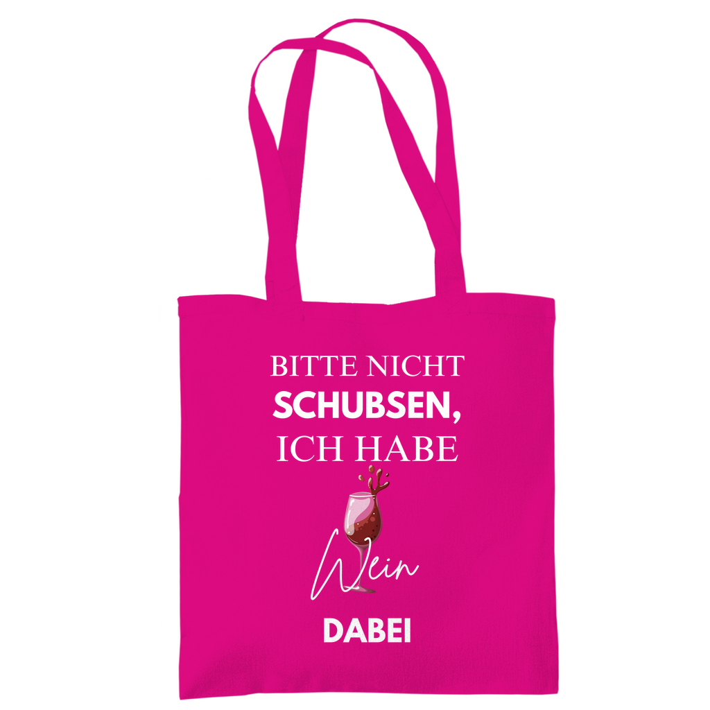 Bitte nicht schubsen, ich habe Wein dabei – Tragetasche