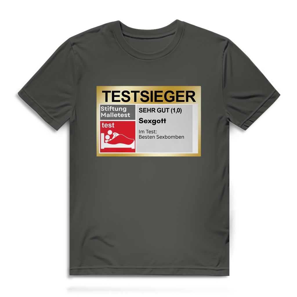 Testsieger Sexgott – Herren T-Shirt