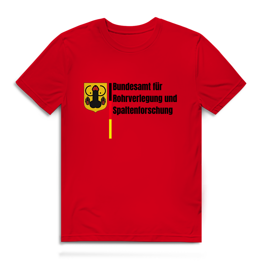 Bundesamt für Rohrverlegung & Spaltenforschung – Herren T-Shirt