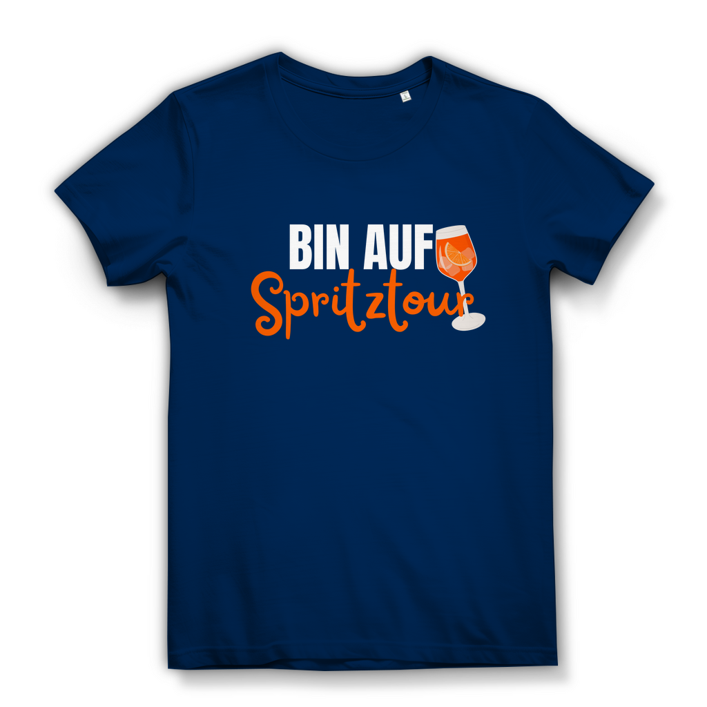 Bin auf Spritztour - lustiges Damen T-Shirt