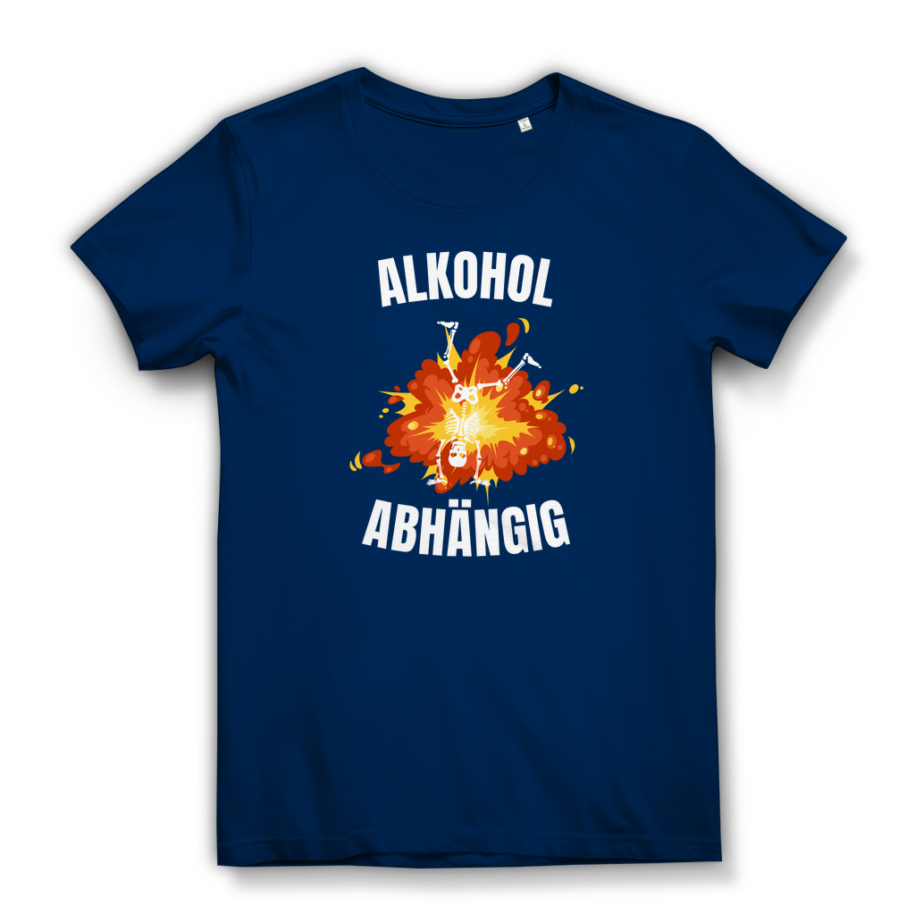 Alkoholabhängig - lustiges Damen T-Shirt