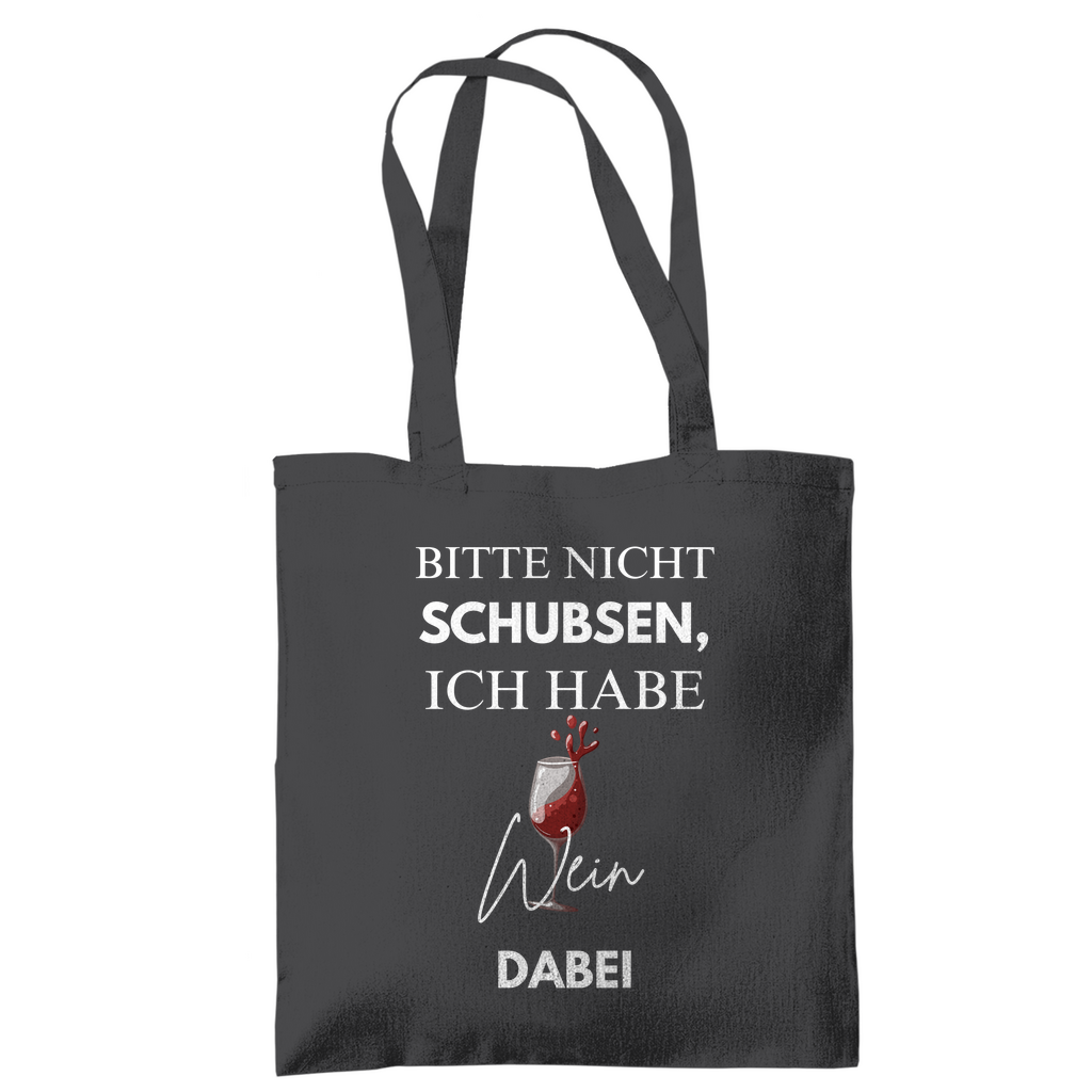 Bitte nicht schubsen, ich habe Wein dabei – Tragetasche