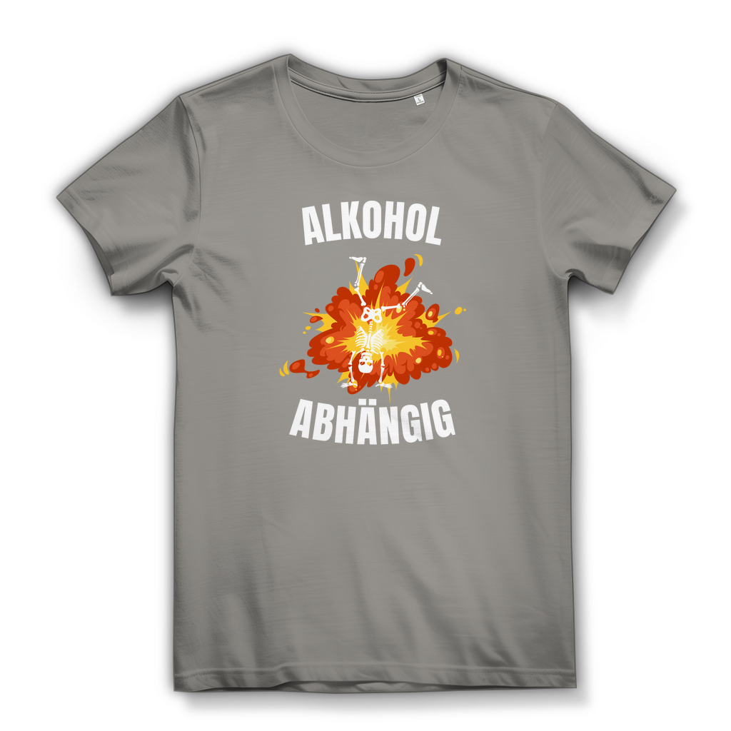 Alkoholabhängig - lustiges Damen T-Shirt
