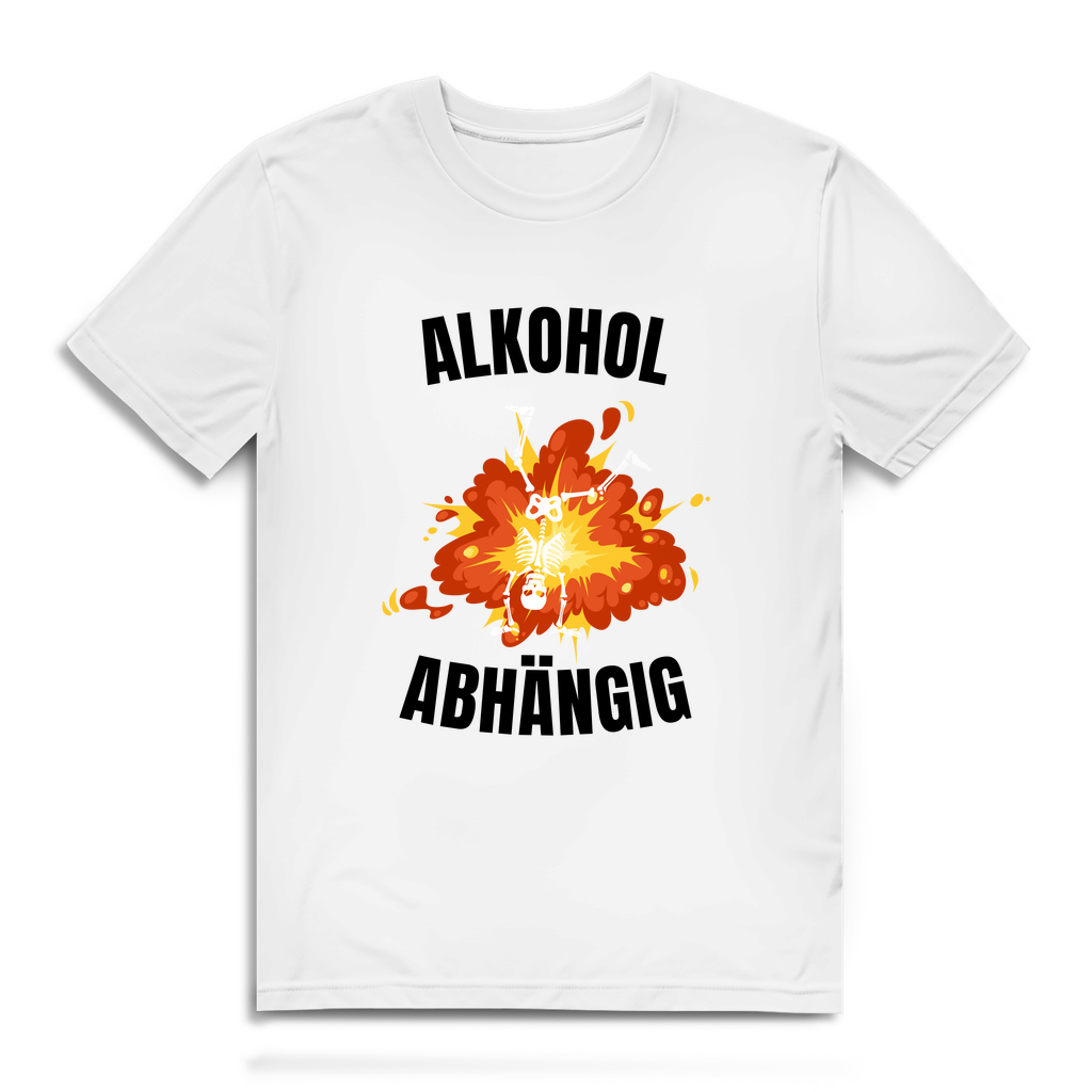 Alkoholabhängig – Herren T-Shirt