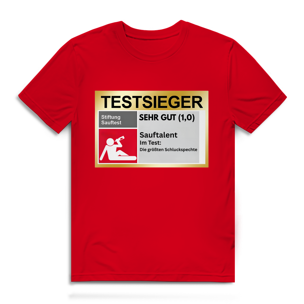 Testsieger Sauftalent – Herren T-Shirt