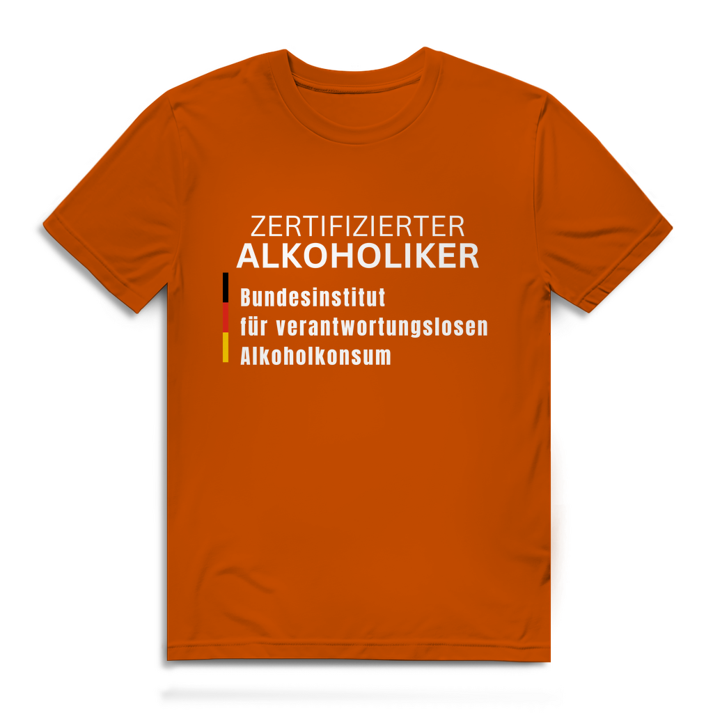 Zertifizierter Alkoholiker – Herren T-Shirt