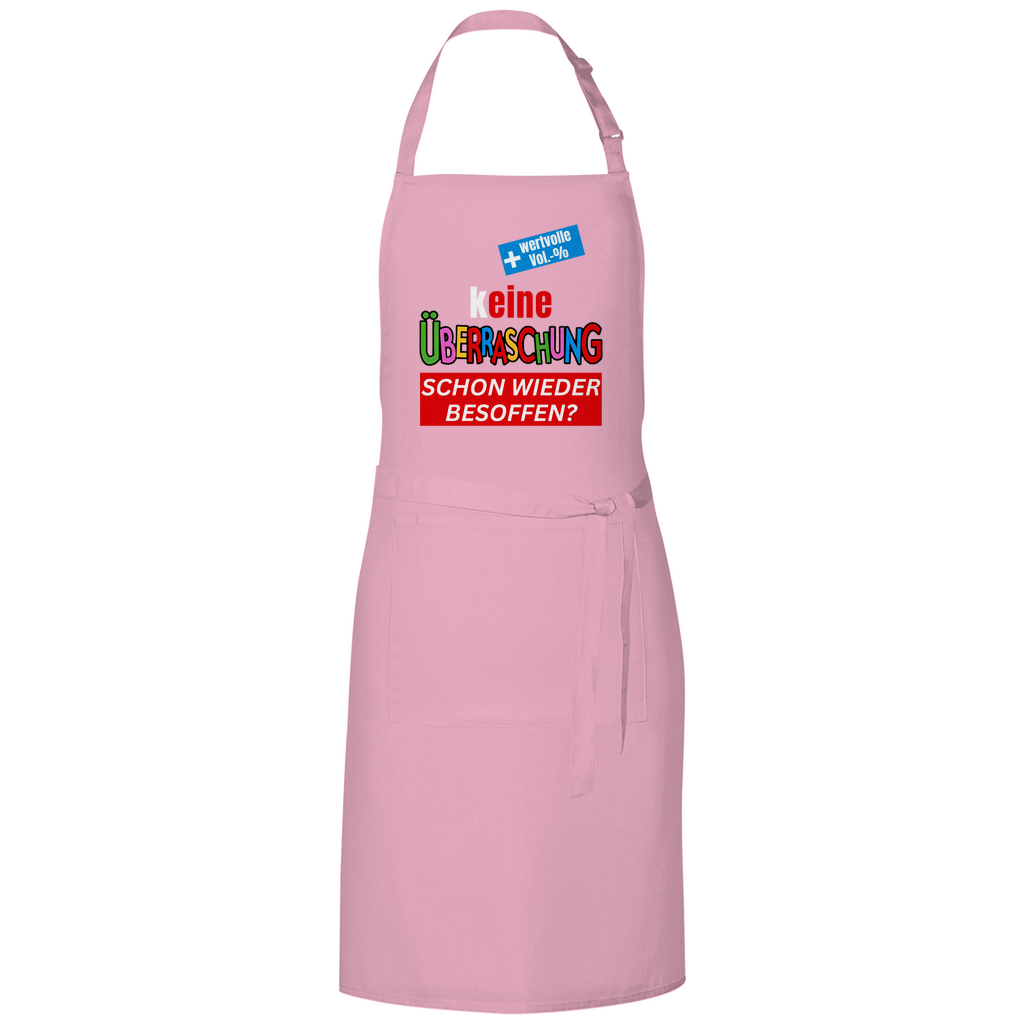 Keine Überraschung, schon wieder besoffen - Grillschürze