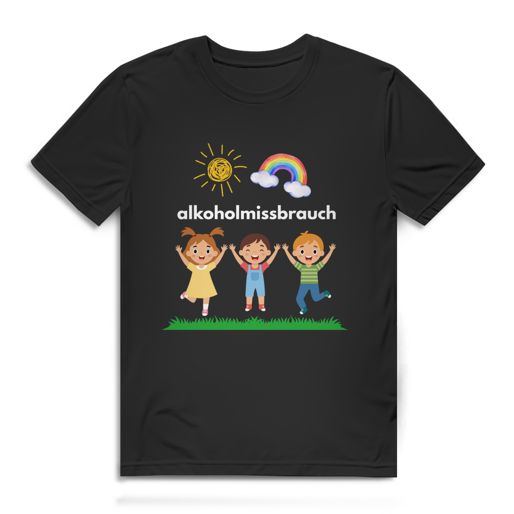 Alkoholmissbrauch – Herren T-Shirt