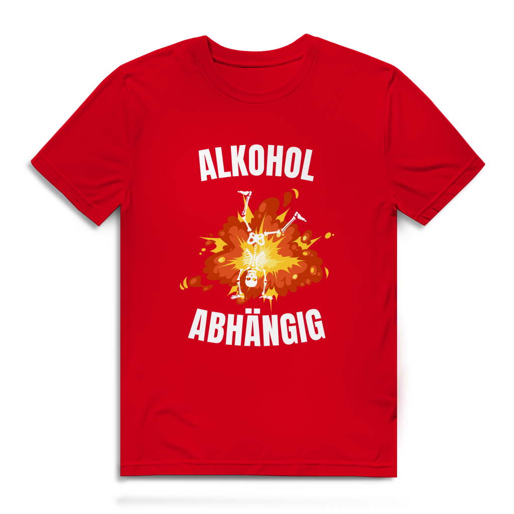 Alkoholabhängig – Herren T-Shirt