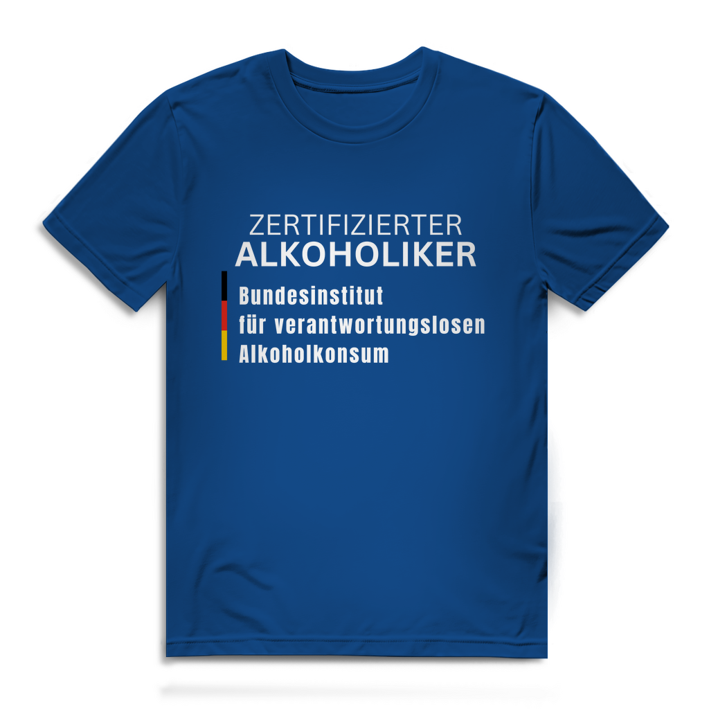Zertifizierter Alkoholiker – Herren T-Shirt