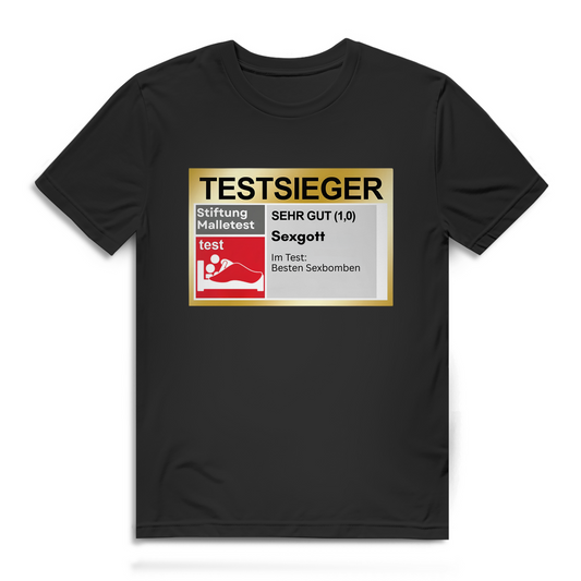 Testsieger Sexgott – Herren T-Shirt
