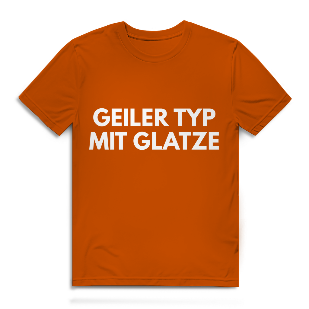 Geiler Typ mit Glatze - Herren T-Shirt