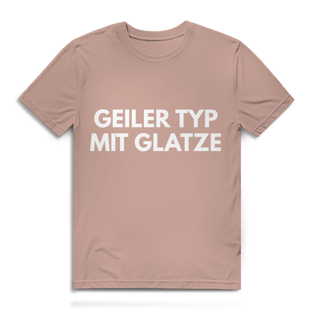 Geiler Typ mit Glatze - Herren T-Shirt