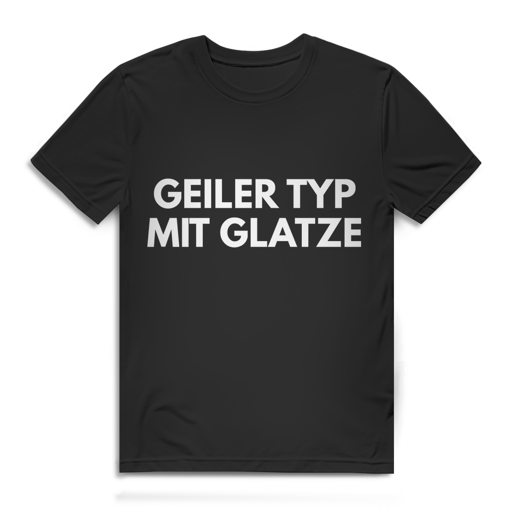 Geiler Typ mit Glatze - Herren T-Shirt