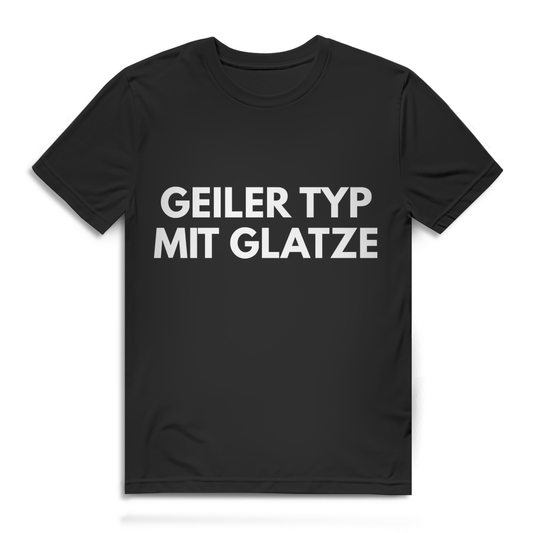 Geiler Typ mit Glatze - Herren T-Shirt