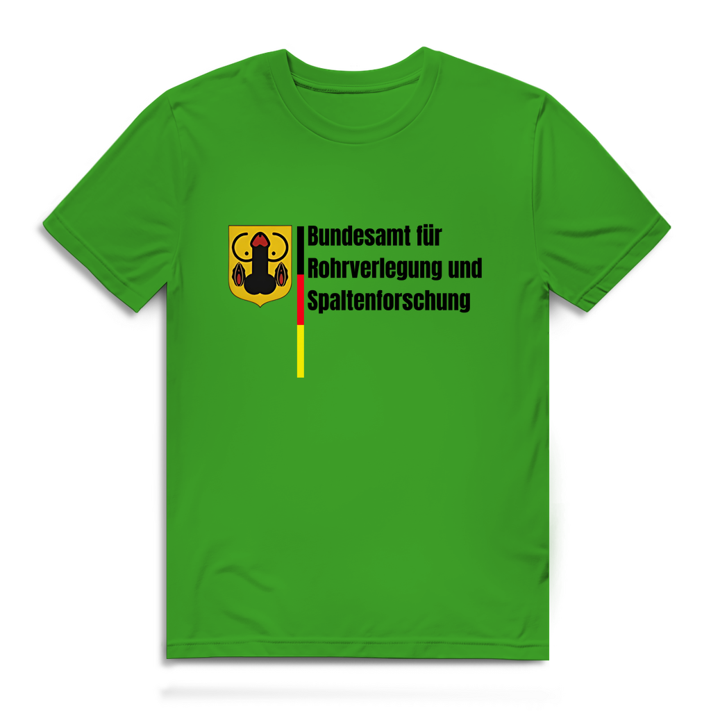 Bundesamt für Rohrverlegung & Spaltenforschung – Herren T-Shirt