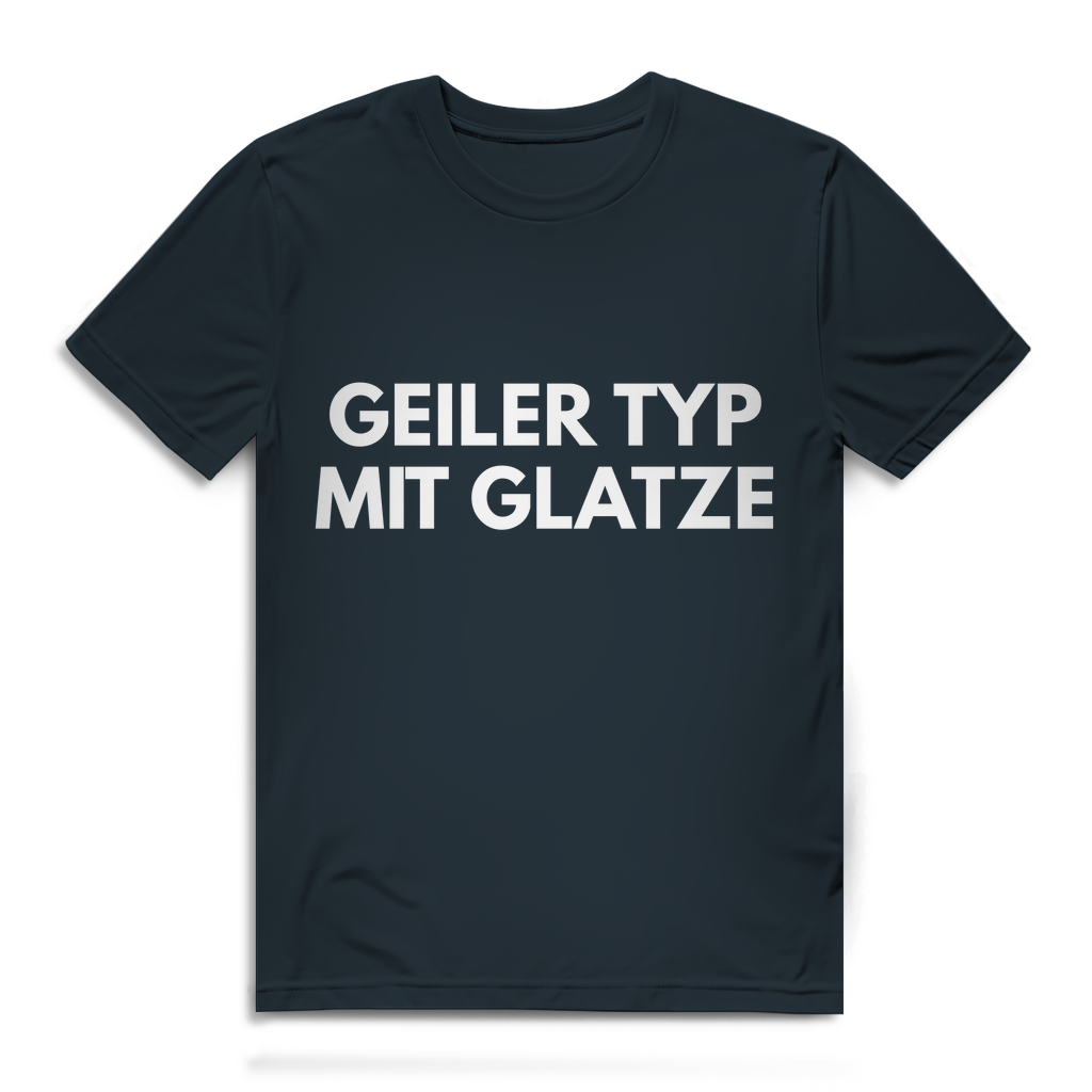 Geiler Typ mit Glatze - Herren T-Shirt