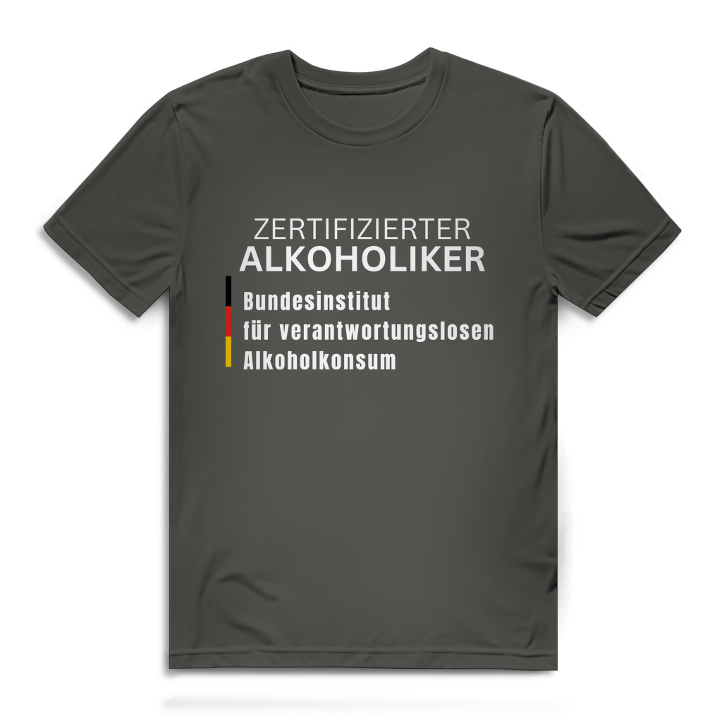 Zertifizierter Alkoholiker – Herren T-Shirt