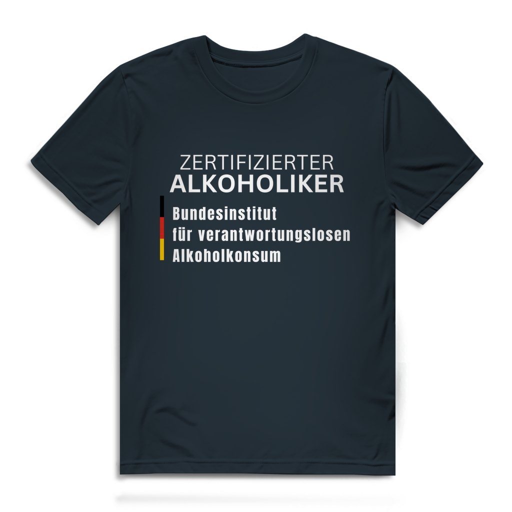 Zertifizierter Alkoholiker – Herren T-Shirt
