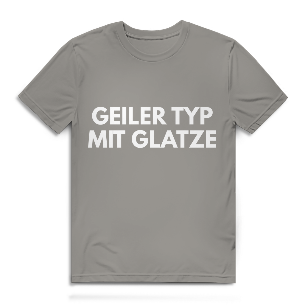 Geiler Typ mit Glatze - Herren T-Shirt