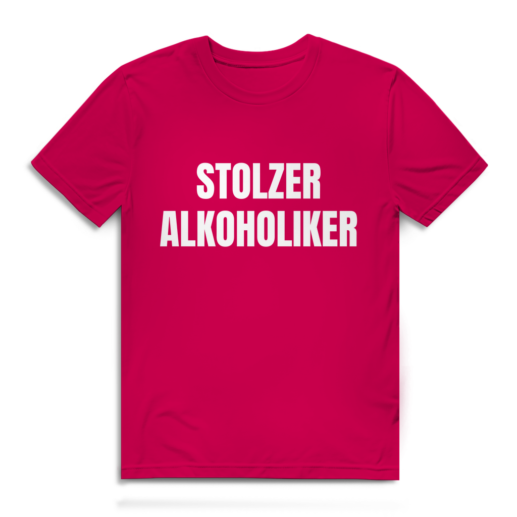 Stolzer Alkoholiker - Herren T-Shirt