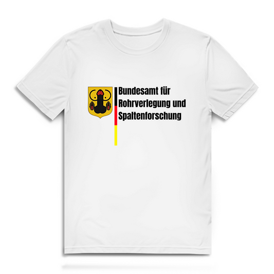 Bundesamt für Rohrverlegung & Spaltenforschung – Herren T-Shirt