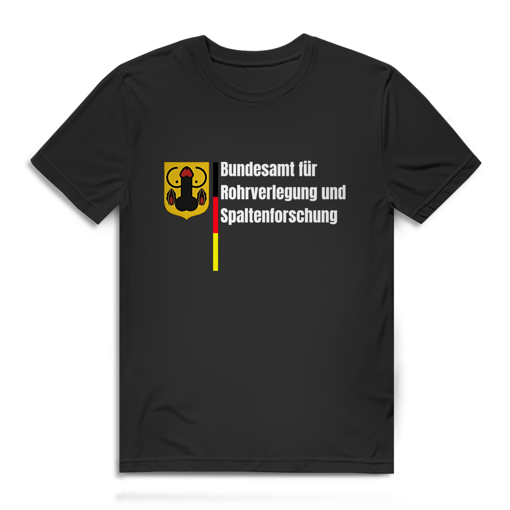 Bundesamt für Rohrverlegung & Spaltenforschung – Herren T-Shirt