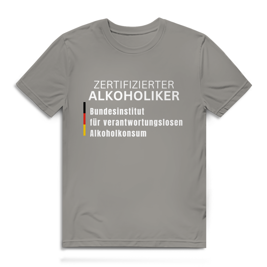 Zertifizierter Alkoholiker – Herren T-Shirt