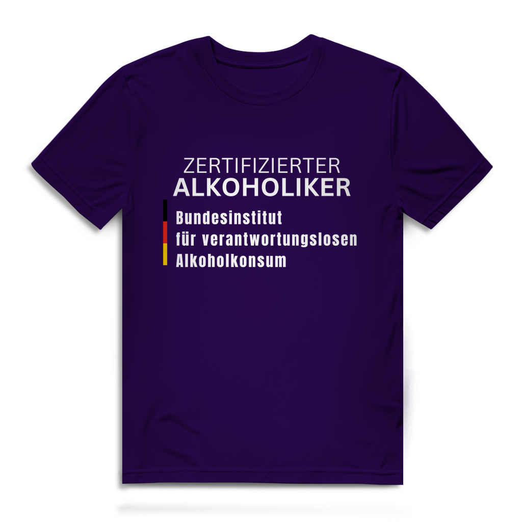 Zertifizierter Alkoholiker – Herren T-Shirt